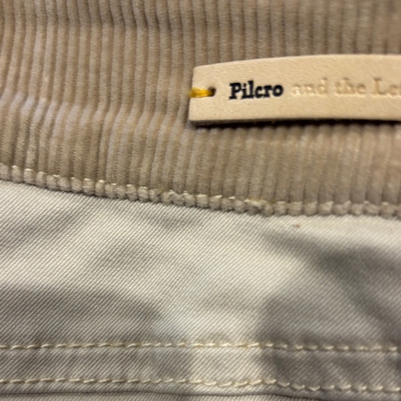 Pilcro Patchwork Mini Skirt in Tan and Cream - Picture 8 of 15